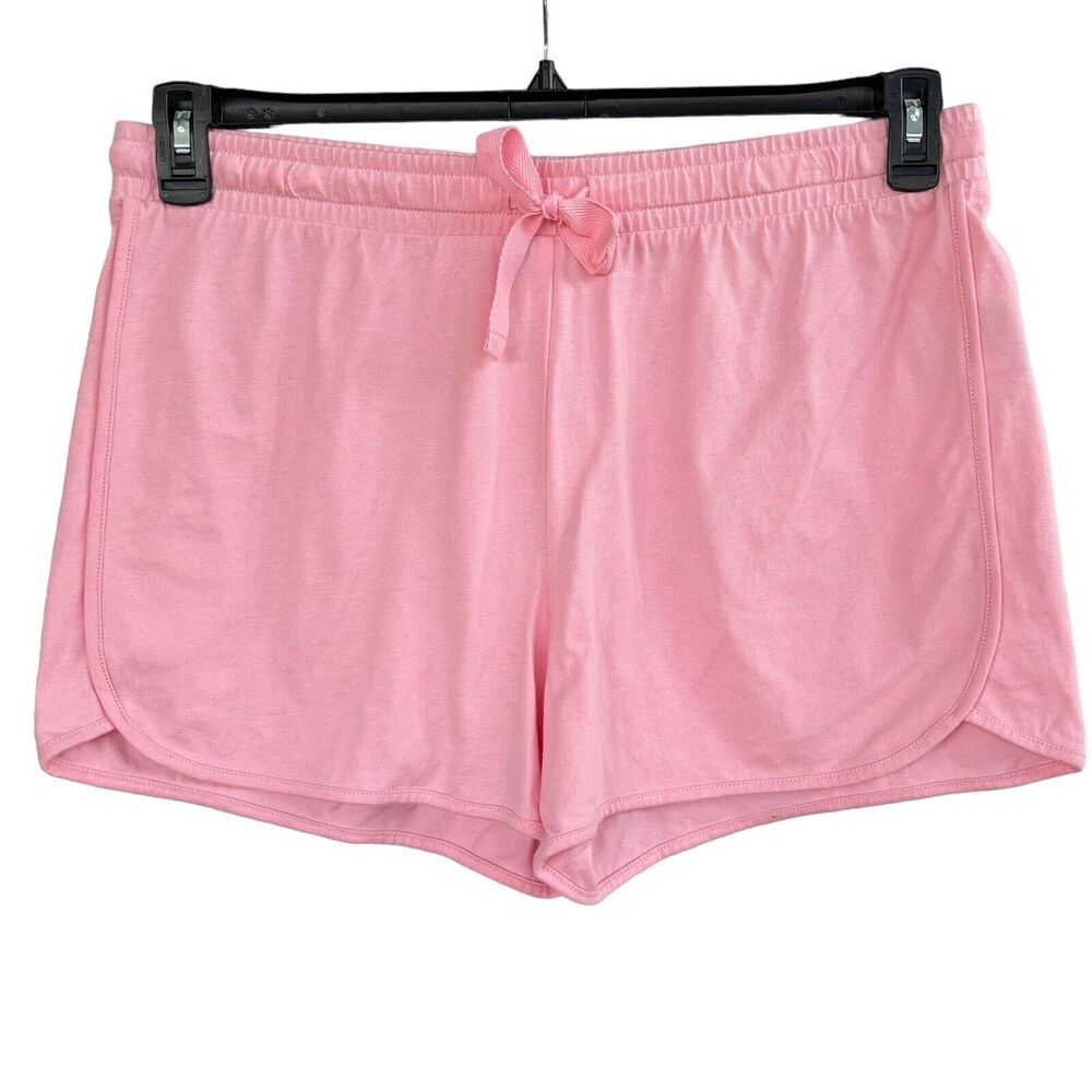 Style & Co Large Casual Pull-On Shorts Stretch Elastic Waist Loungewear Pink New